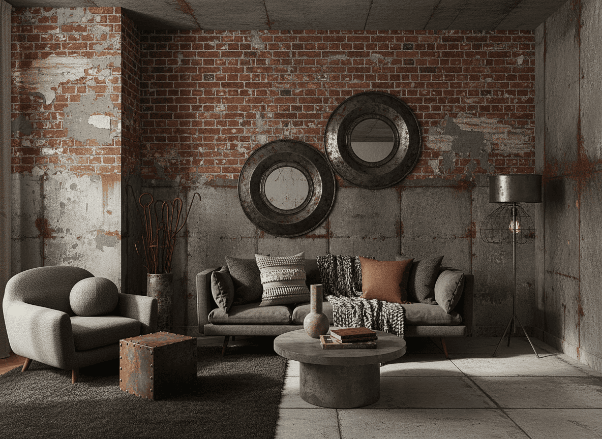 Industrial interior render for an architecture project generated by Interior Render AI