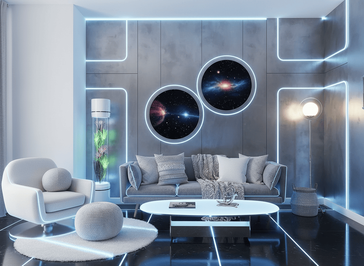 Architectural space rendered with Interior Render AI showing preserved proportions
