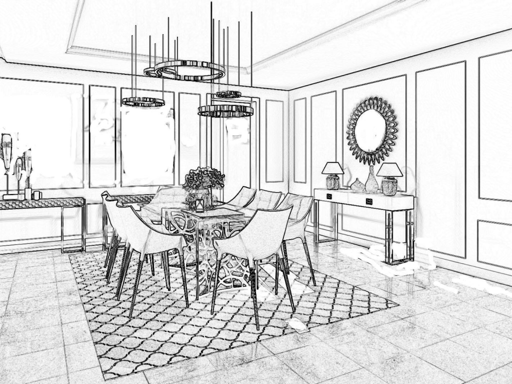 Before: Room layout AI